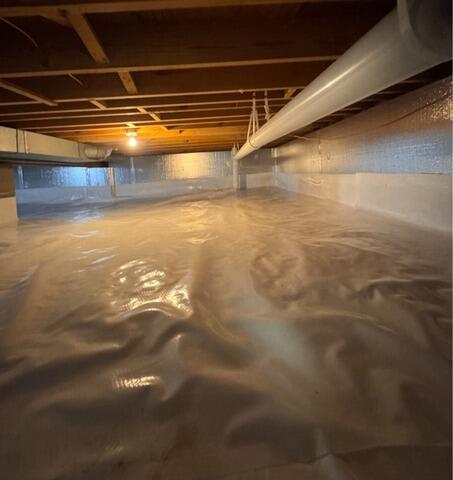 Crawl Space Moisture Control in Columbus, OH - After Photo