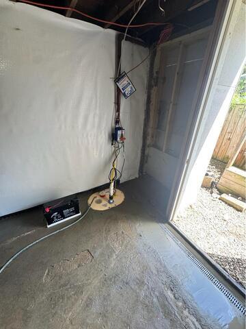 Basement Waterproofing System in Springfield, OH - After Photo