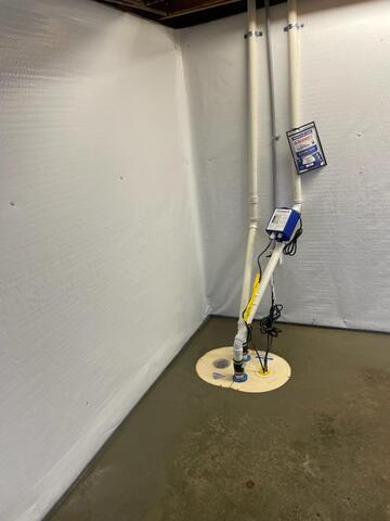 Wet Basement Solutions in Circleville, OH - After Photo