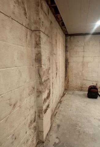 Basement Waterproofing in Westerville, OH - Before Photo