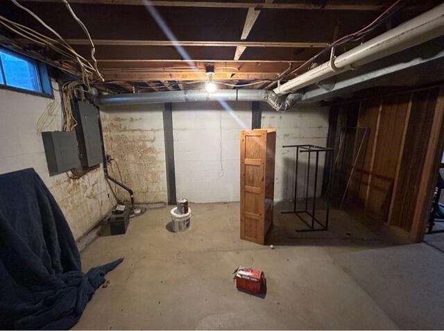 Wet Basement Repair in Dublin, OH - Before Photo