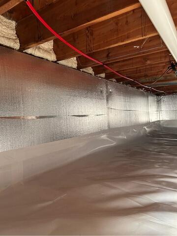 Encapsulation of a Crawl Space in Dayton, OH - After Photo