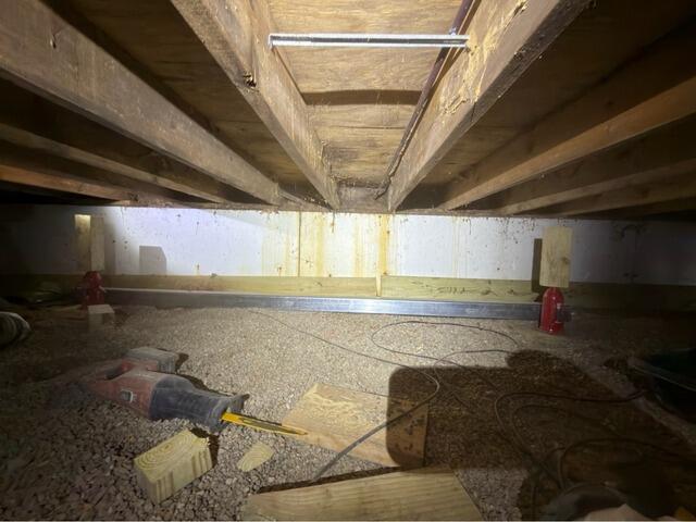 Crawl Space Repair in Marion, OH - Before Photo