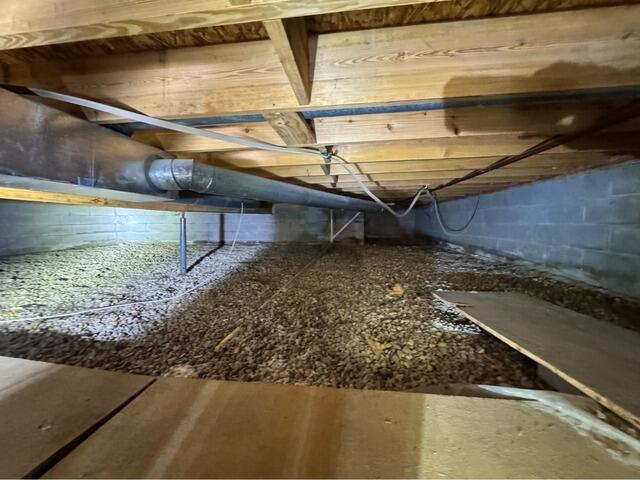 Columbus, OH, Crawl Space Repair Project - Before Photo