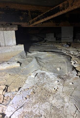 Crawl Space Repair - Before Photo
