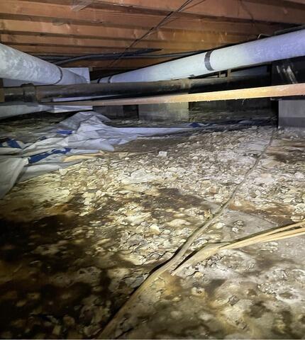 Athens, OH, Crawl Space Encapsulation - Before Photo