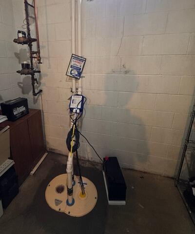 SUmp Pump Upgrade in Dublin, OH
