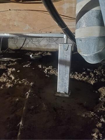 Crawl Space Jacks Installation in Gibsonburg, OH - After Photo