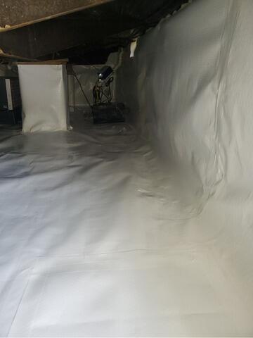 Standing Water in a Corning, OH, Crawl Space - After Photo