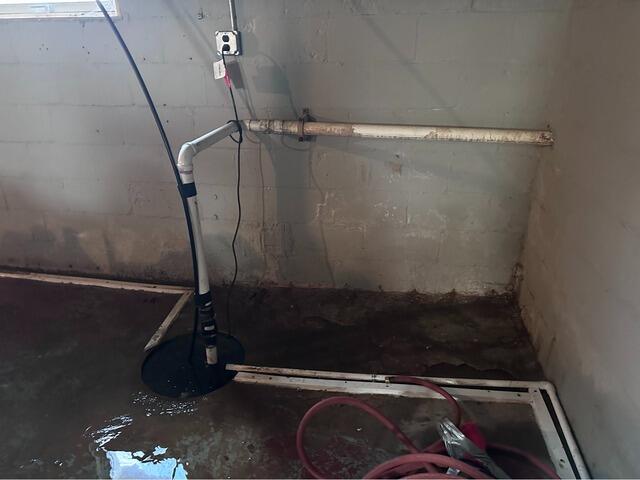 Sump Pump Upgrade in Springfield, OH