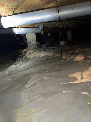 Encapsulating a Crawl Space in Springfield, OH - Before Photo