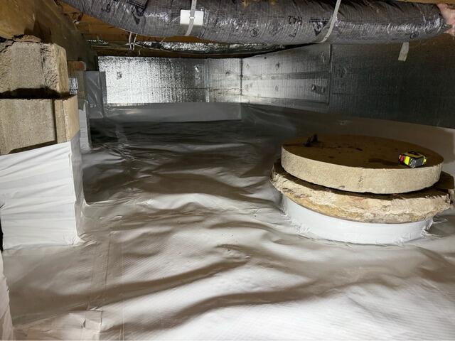 Crawl Space Encapsulation Project in Zanesville, OH - After Photo