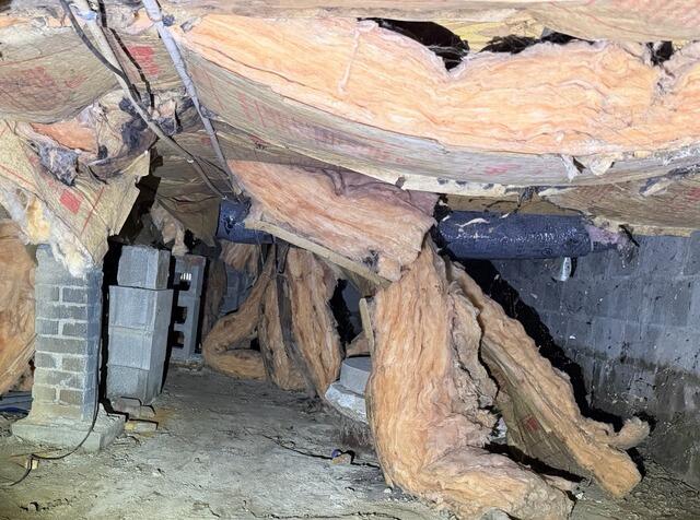 Crawl Space Encapsulation Project in Zanesville, OH - Before Photo