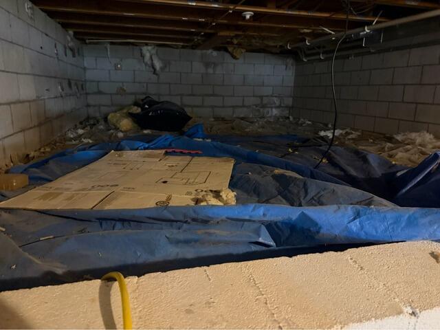 Crawl Space Transformation in Marysville, OH - Before Photo