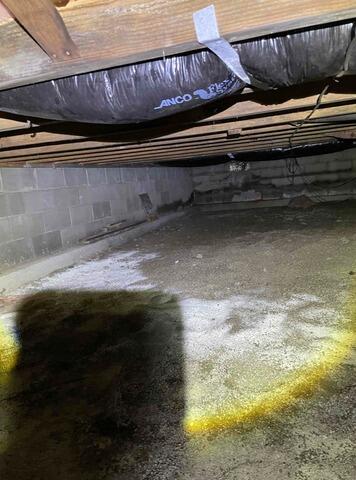 Springfield, OH, Crawl Space Encapsulation - Before Photo