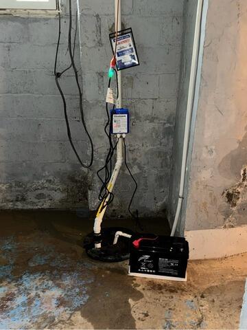 Upgrading a Sump Pump in Zanesville, OH - After Photo