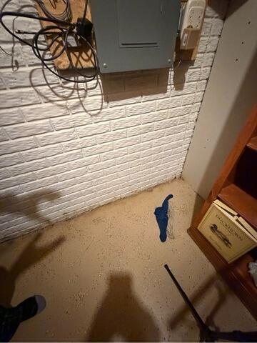 Leaky Wall Repair in Westerville, OH - Before Photo