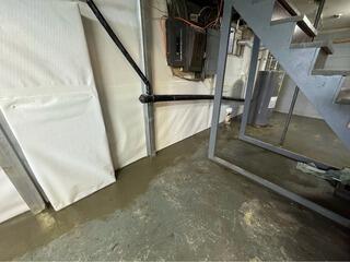 CleanSpace & Basement Waterproofing Project in Malta, OH