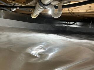Encapsulation of a Crawl Space in McComb, Ohio