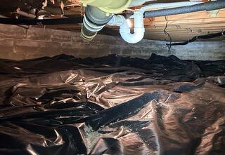 Encapsulation of a Crawl Space in McComb, Ohio