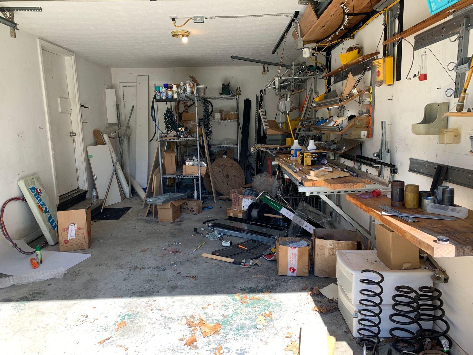 The Junkluggers of North Atlanta Before & After Photo Set Garage Junk