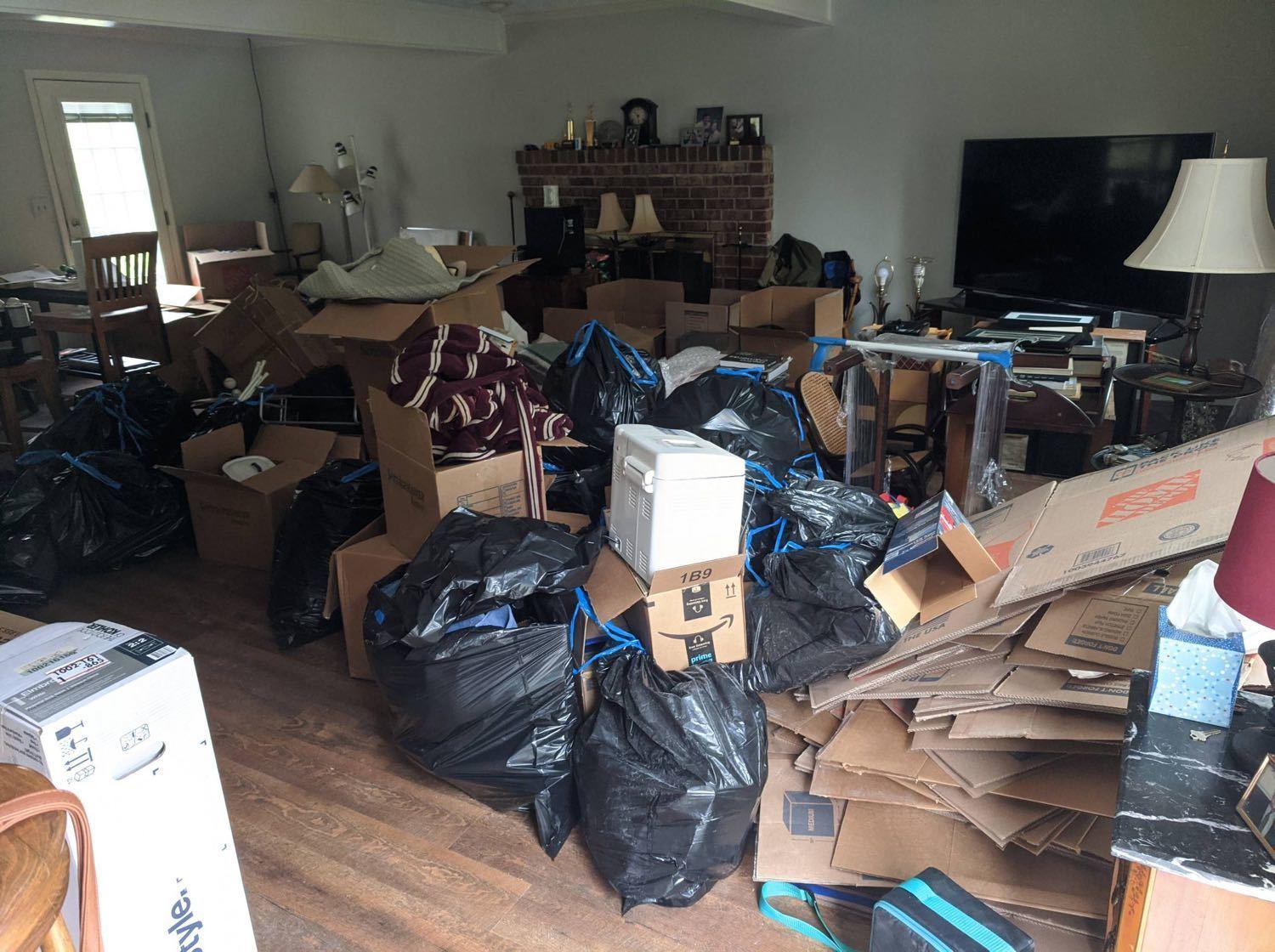 The Junkluggers of North Atlanta Junk Removal Services Before and