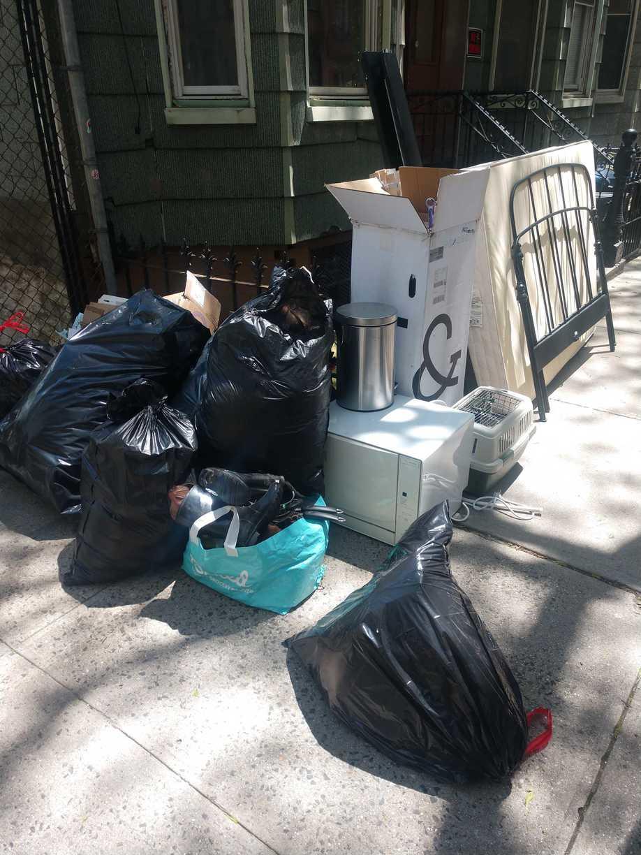 The Junkluggers of New York City Before & After Photo Set Curbside