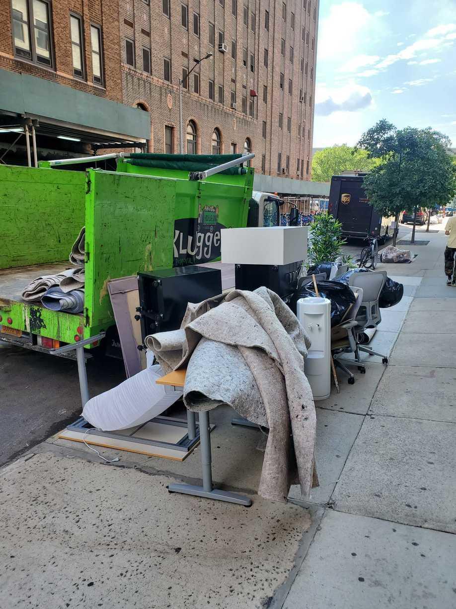 The Junkluggers of New York City Before & After Photo Set Curbside