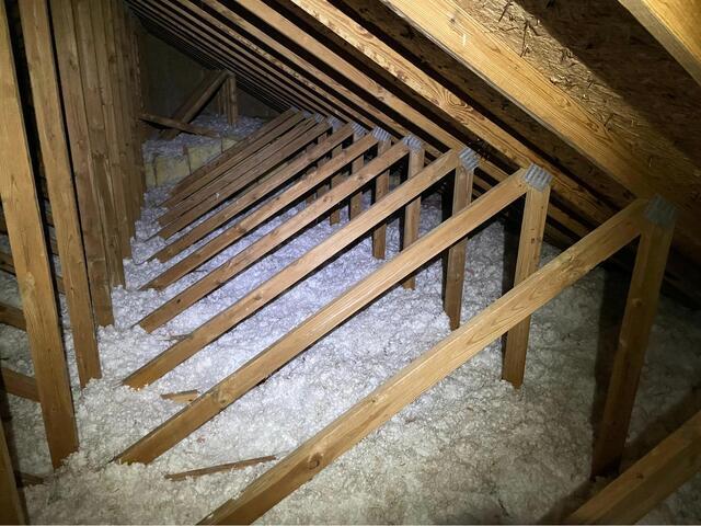 Cellulose Insulation In Ann Arbor, MI - Before Photo