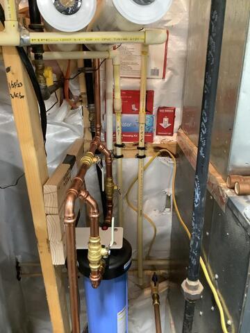 Water Treatment Installation in Broad Run, Virginia - Before Photo