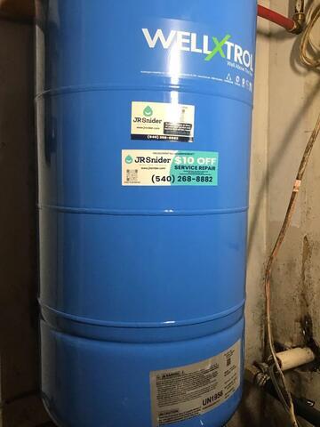 Pressure Tank Installation in Strasburg, Virginia - After Photo
