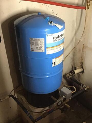 Pressure Tank Installation in Strasburg, Virginia - Before Photo