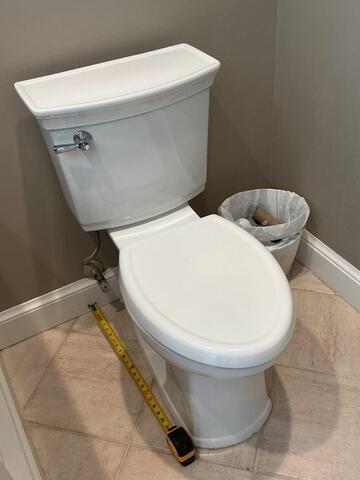 Smart Toilet Installation in Middleburg, Virginia - Before Photo