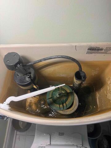 Toilet Repair in Round Hill, Virginia - Before Photo