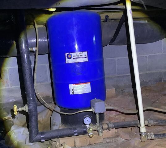 Pressure Tank Installation in Warrenton, Virginia - Before Photo