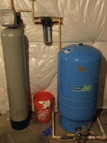 Water Treatment Install in Goldvein - Before Photo