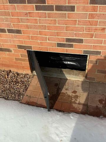 Pipe Leak in Quicksburg, VA - Before Photo