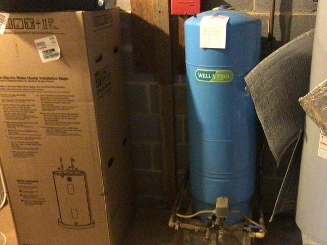 Water Treatment Install in Castleton - Before Photo