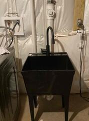 Customer Supplied Utility Sink Installation in Chester Gap, Virginia