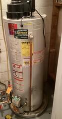 Water heater install in Burke