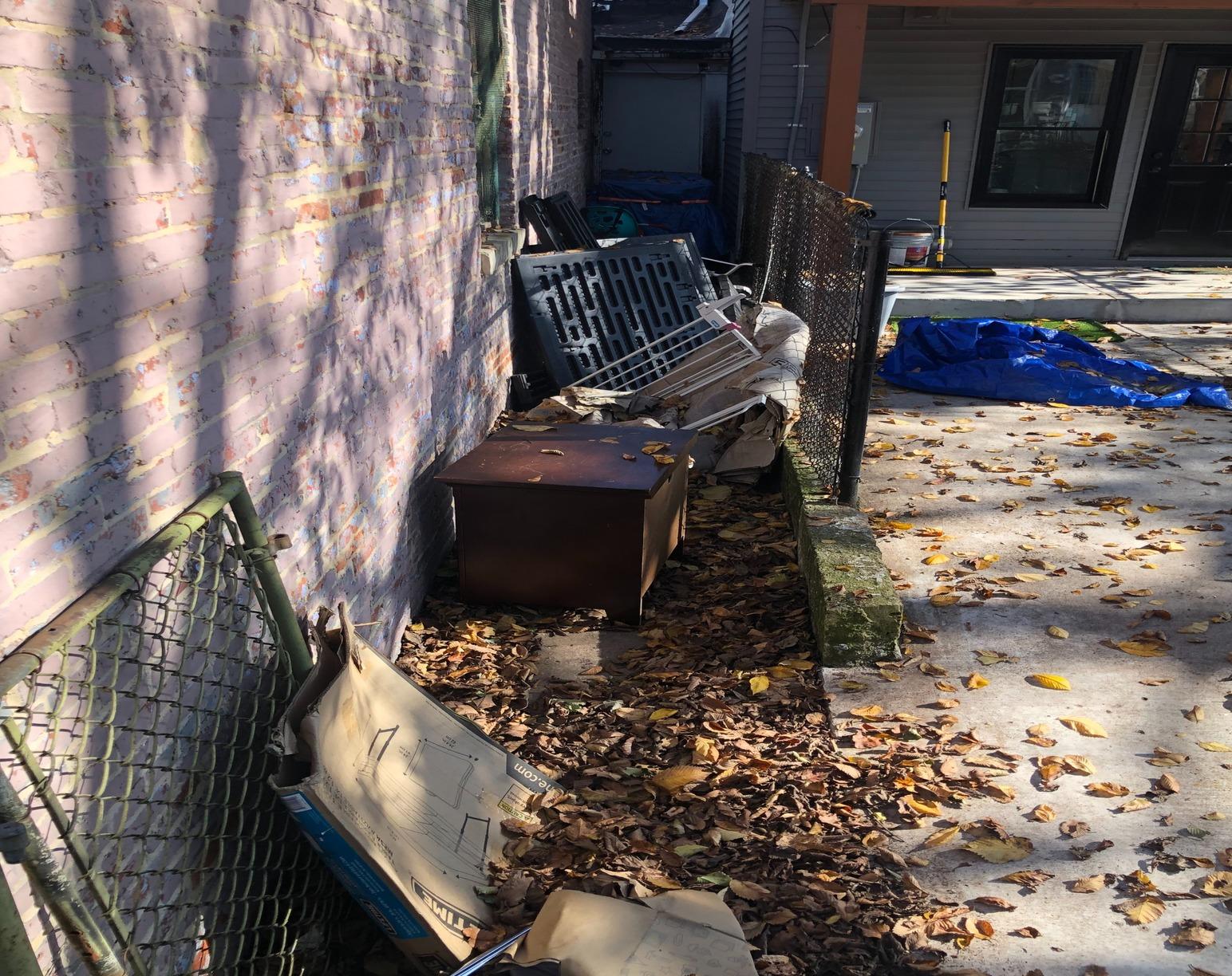 The Junkluggers of Baltimore Yard Debris & Waste Removal Before and