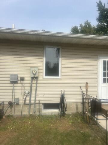 Radon Mitigation - Pomeroy, IA - Before Photo