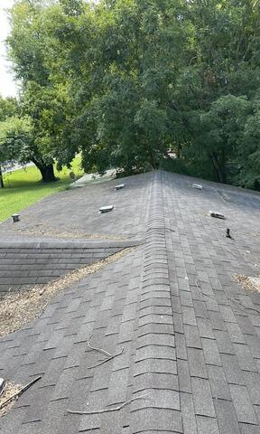 Roof Repair in Petersburg, Kentucky - Before Photo