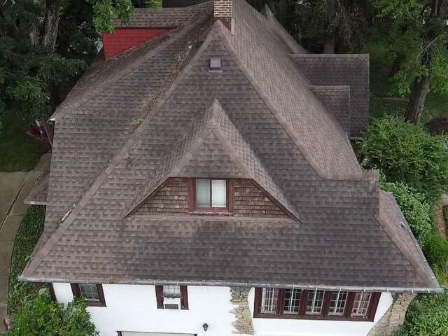 Roof Repair in Cincinnati, Ohio - Before Photo