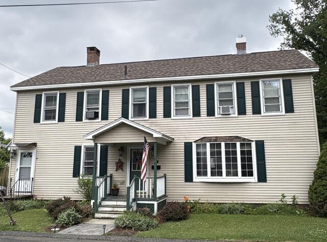 Entire roof replacement in Adams MA shingle color: Brownstone - After Photo