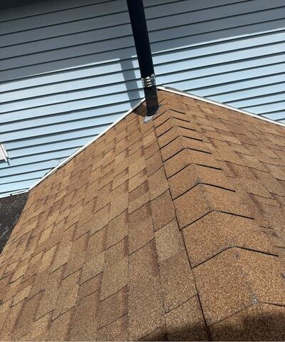 Roof Installation in Dalton MA, using shingle color: Brownstone.