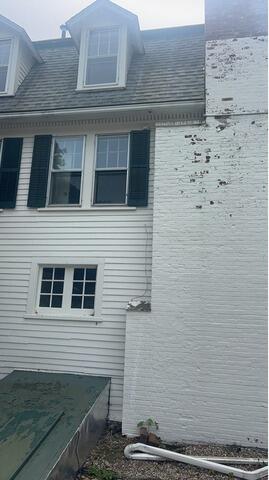 5-inch gutter installation - Before Photo