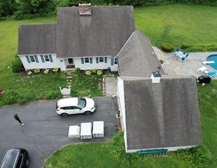 Northfield, MA Roof Replacement IKO Dynasty Granite Black Shingles