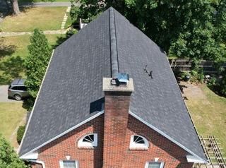 West Springfield, MA Roof Replacement IKO Dynasty Granite Black Shingles