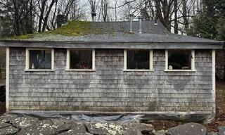 Gutter Installation in Middlefield, MA in the shingle color: Glacier